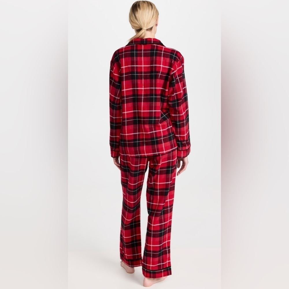 BED HEAD Women’s Size Small Nicholas Plaid 100% organic cotton Pajama Set - Picture 10 of 12
